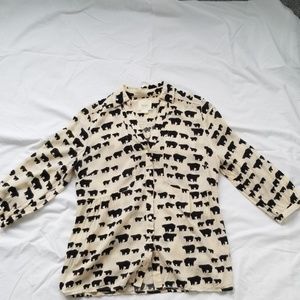 Black Bear Blouse